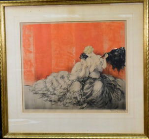 LOUIS ICART ORIGINAL AQUATINT ETCHING