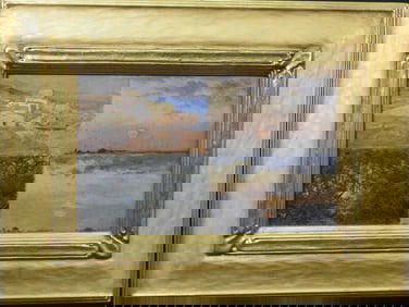 NUNZIO VAYANA OIL PAINTING IN PAUL GOODNOW FRAME