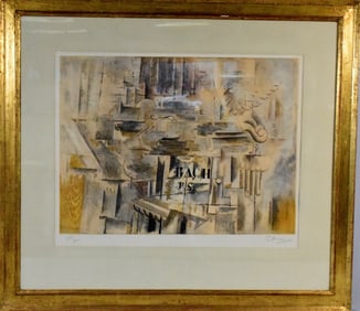 GEORGES BRAQUE HOMMAGE TO BACH ETCHING & AQUATINT