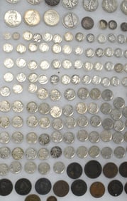 US COINS, HALVES, QUARTERS, DIMES, NICKELS, ETC