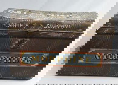 MORPHIRE SHIPS MEDICAL METAL STORAGE CHEST