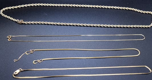 14K YELLOW GOLD NECKLACES