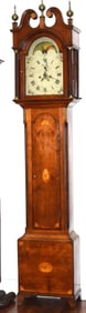 18TH/19TH FEDERAL AMERICAN TALL GRANDFATHER CLOCK