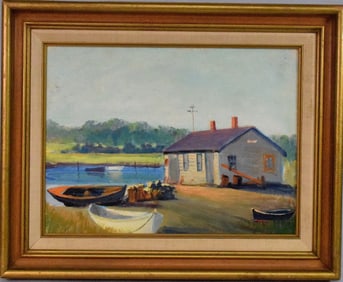 ATTRIB. ANTHONY THIEME (1888-1954) OIL PAINTING