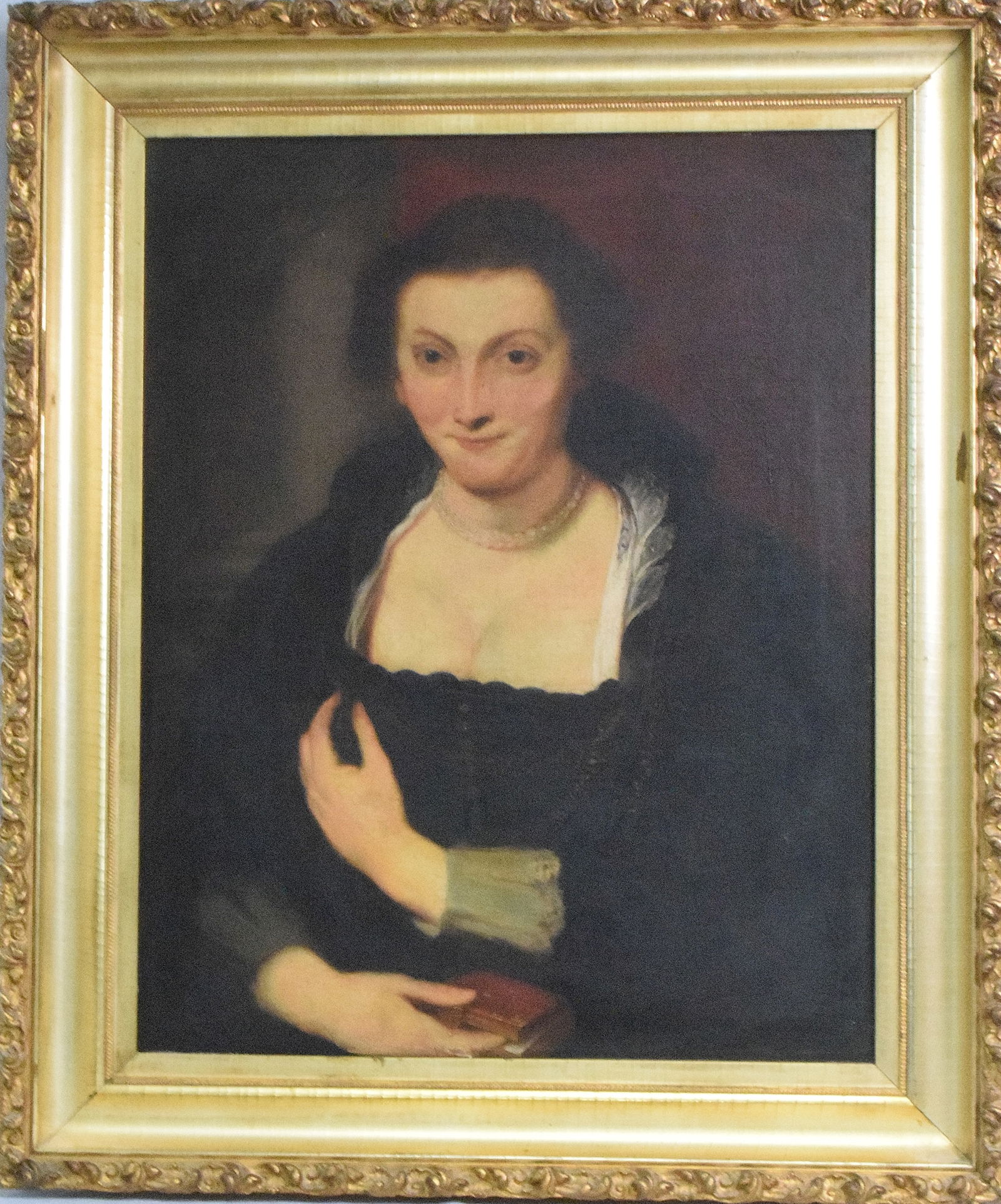 19TH EUROPEAN PORTRAIT PAINTING OF ISABELLA BRANT (1 of 9)