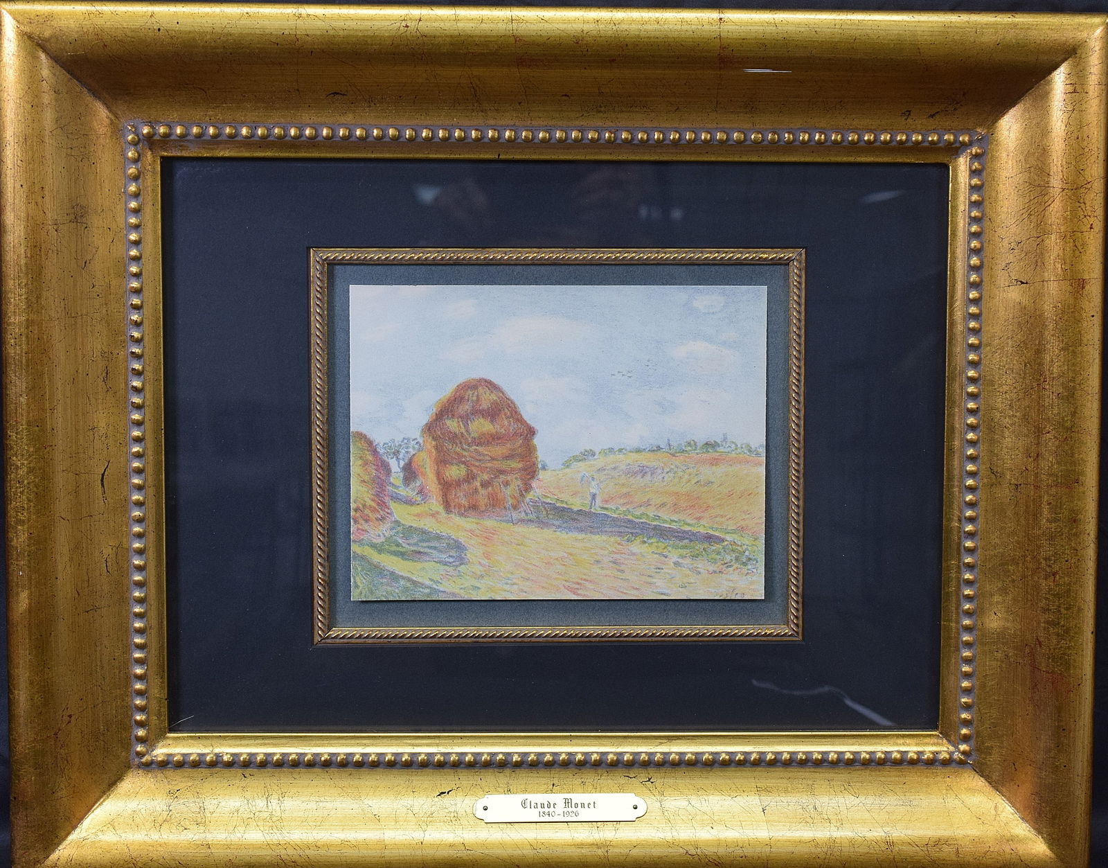 AFTER CLAUDE MONET OFFSET LITHOGRAPH 1907 (1 of 4)