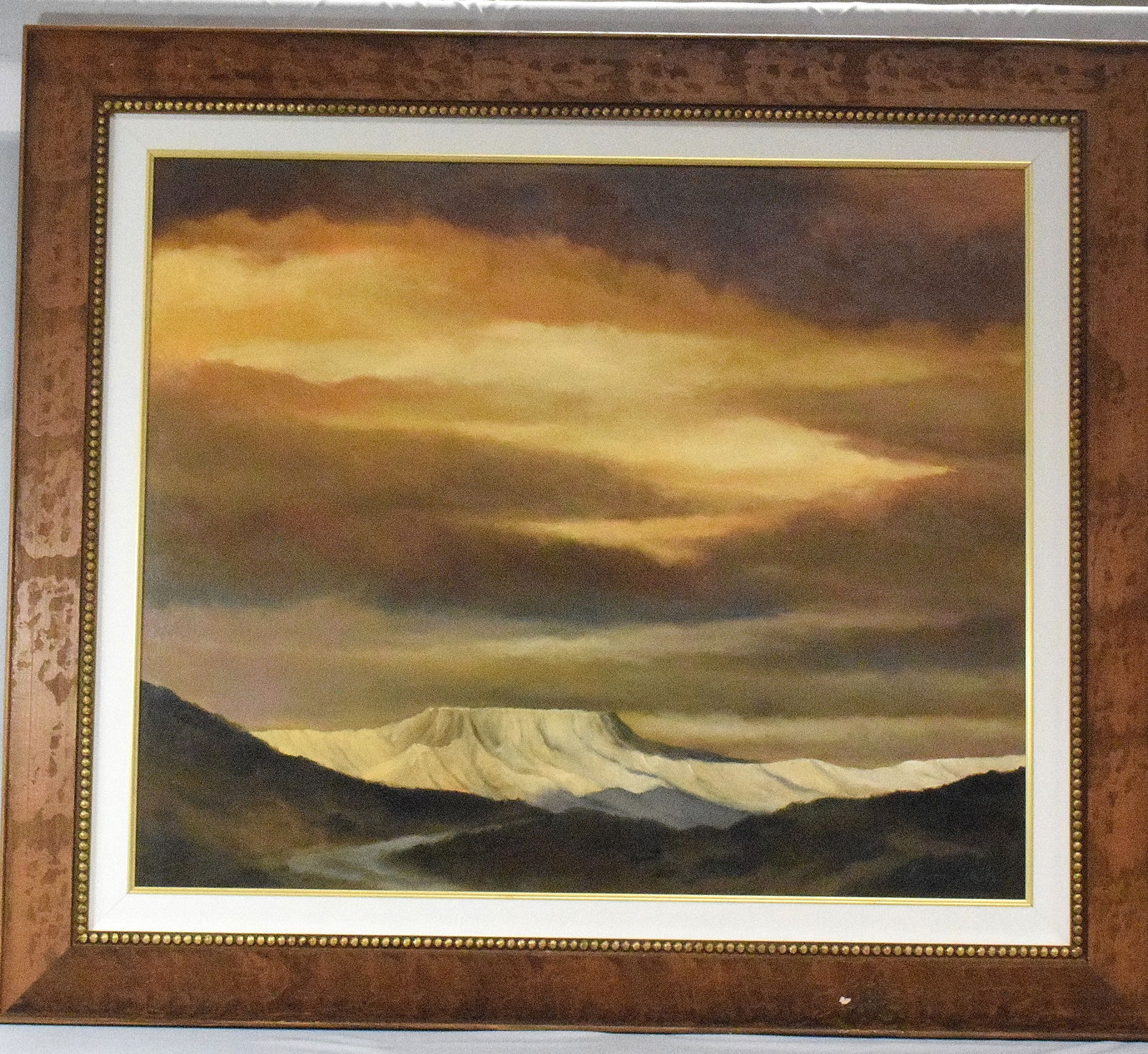 ROBERT KENNETH WHITE " THE FLATS" PAINTING (1 of 4)