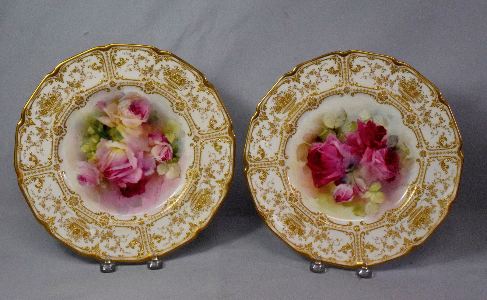 2 ROYAL DOULTON HAND PAINTED PORCELAIN PLATES (1 of 8)
