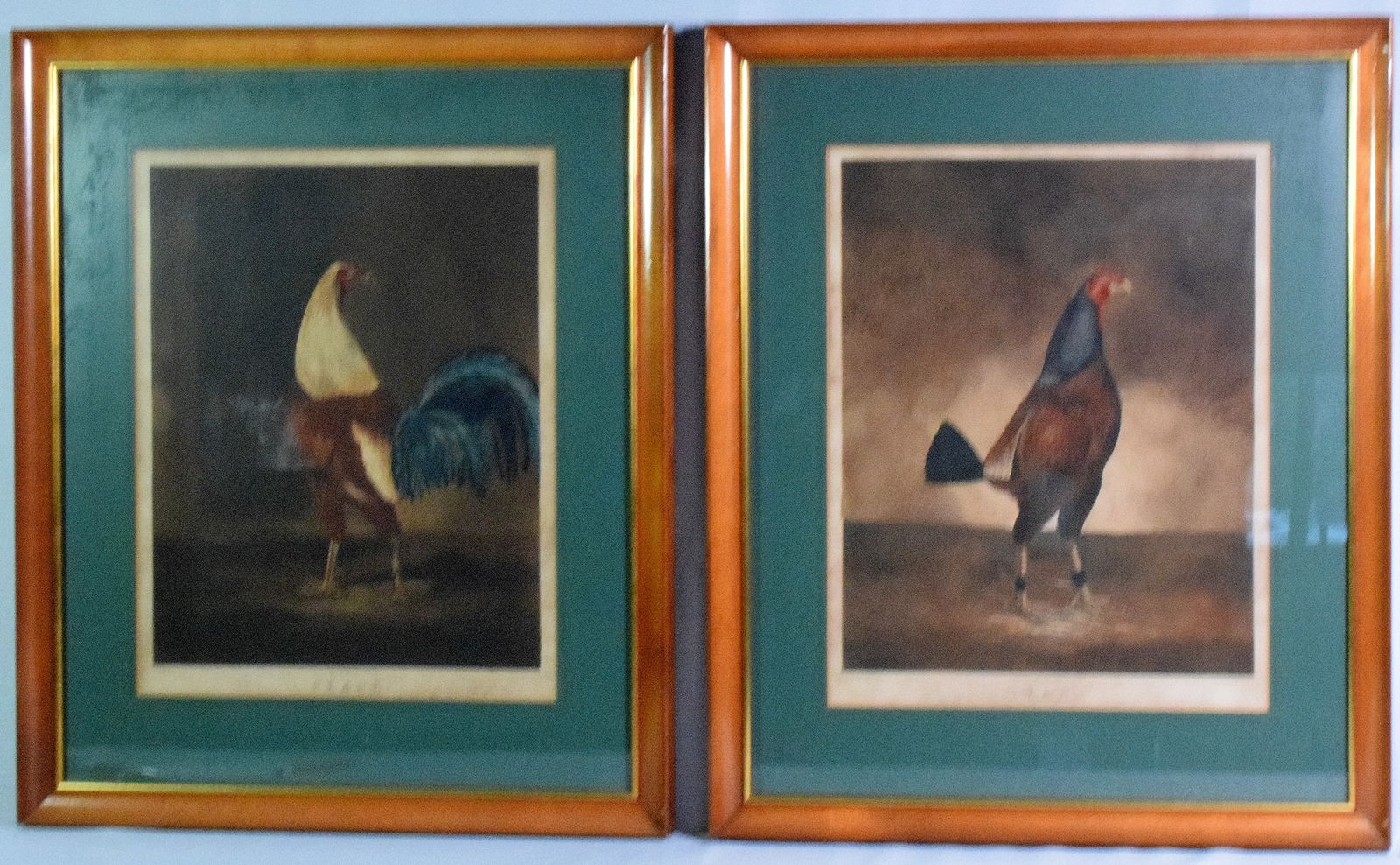 AQUATINT ENGRAVING OF A ROOSTERS WAR & PEACE (1 of 11)