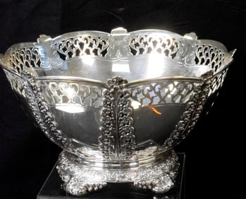TIFFANY STERLING SILVER FOOTED BOWL
