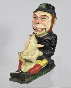 PADDY & THE PIG MECHANICAL CAST IRON BANK