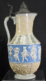 METTLACH #171 BEER STEIN TWELVE MONTHS