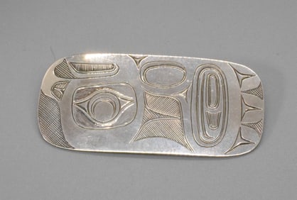 HAIDA SILVER PENDANT PIN