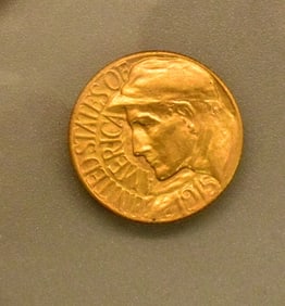 1915 PAN-PACIFIC $1 DOLLAR COMMEMORATIVE GOLD COIN