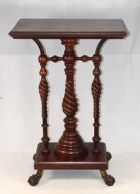19TH MAHOGANY MERKLEN BROTHERS STAND