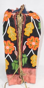 BEADED NATIVE AMERICAN CRADLEBOARD