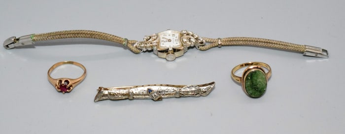 ASSEMBLED 14K & 10K JEWELRY GROUPING