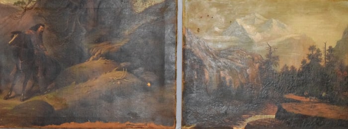 2 ATTRIB C. H. WITHERALL OIL PAINTINGS
