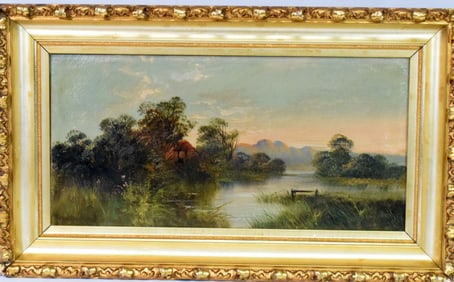 19TH NEW ENGLAND LANDSCAPE PAINTING
