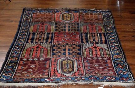 GARDEN DESIGN BAKHTIARI PERSIAN ORIENTAL RUG