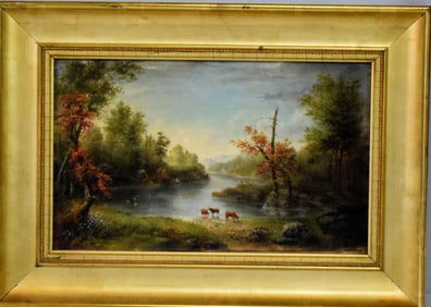 ANNA ELIZA HARDY (1839-1934) OIL PAINTING