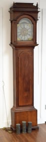 18TH/19TH EUROPEAN CLOCK IN AMERICAN TALL CASE