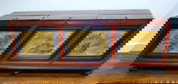 EARLY CHINESE THREE BAY RICE CHEST: