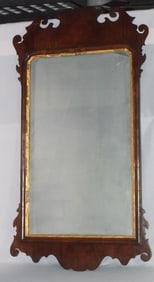 AMERICAN FEDERAL MAHOGANY LOOKING GLASS