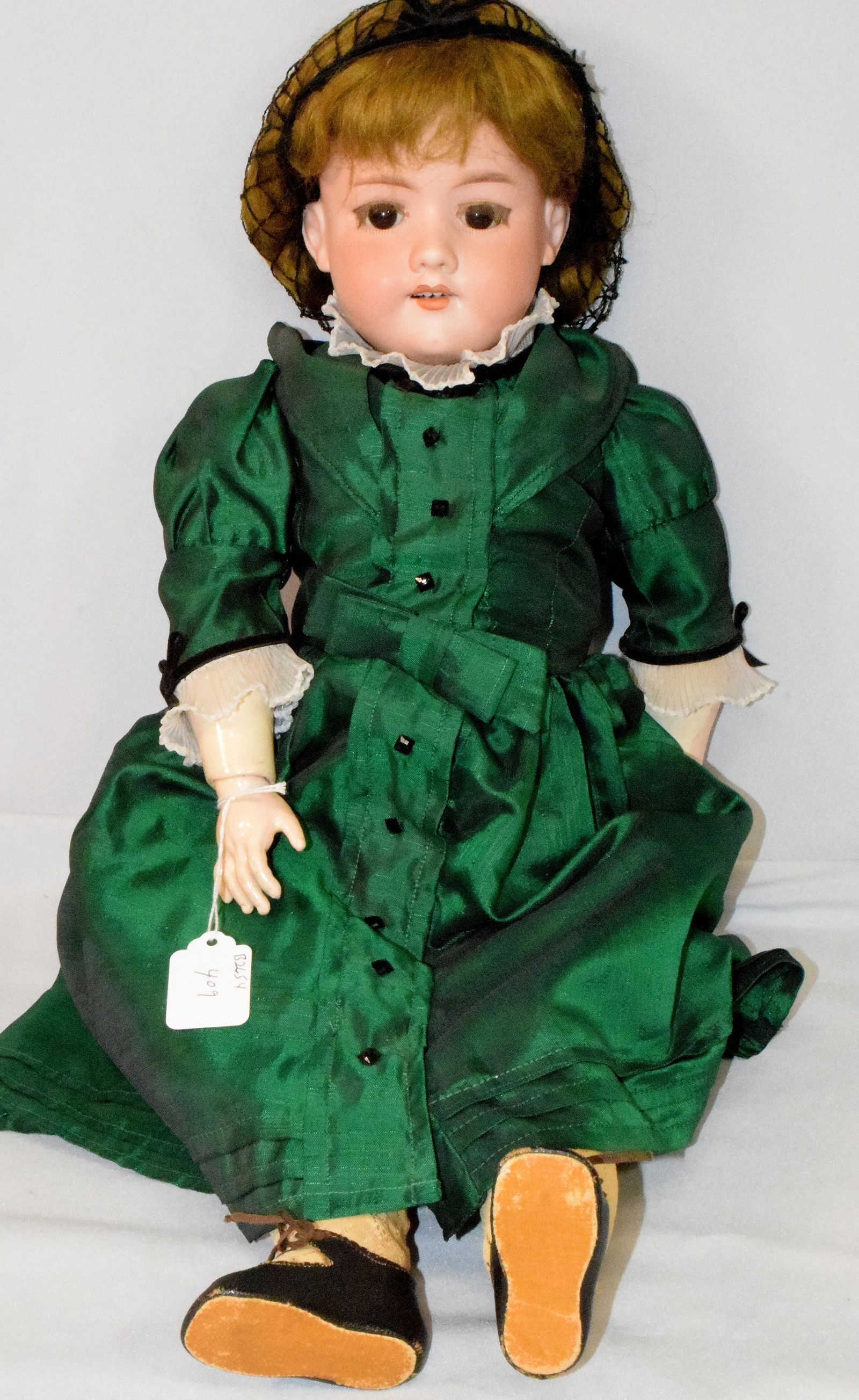 23" MADE IN GERMANY B.3 ANTIQUE BISQUE HEAD DOLL. (1 of 8)