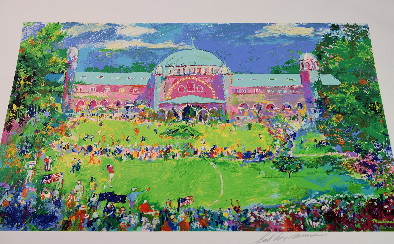 LEROY NEIMAN (1921-2012) RYDER CUP MEDINAH (1 of 11)