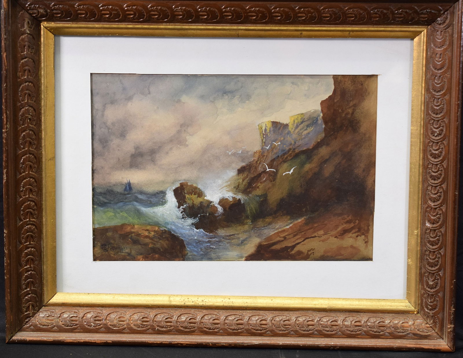 FRANK PARLOW WATERCOLOR PAINTING (1 of 4)