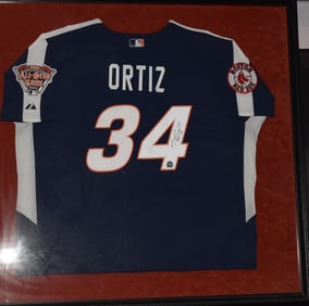 SIGNED by DAVIID ORTIZ ALL STAR GAME #5 JERSEY 2005