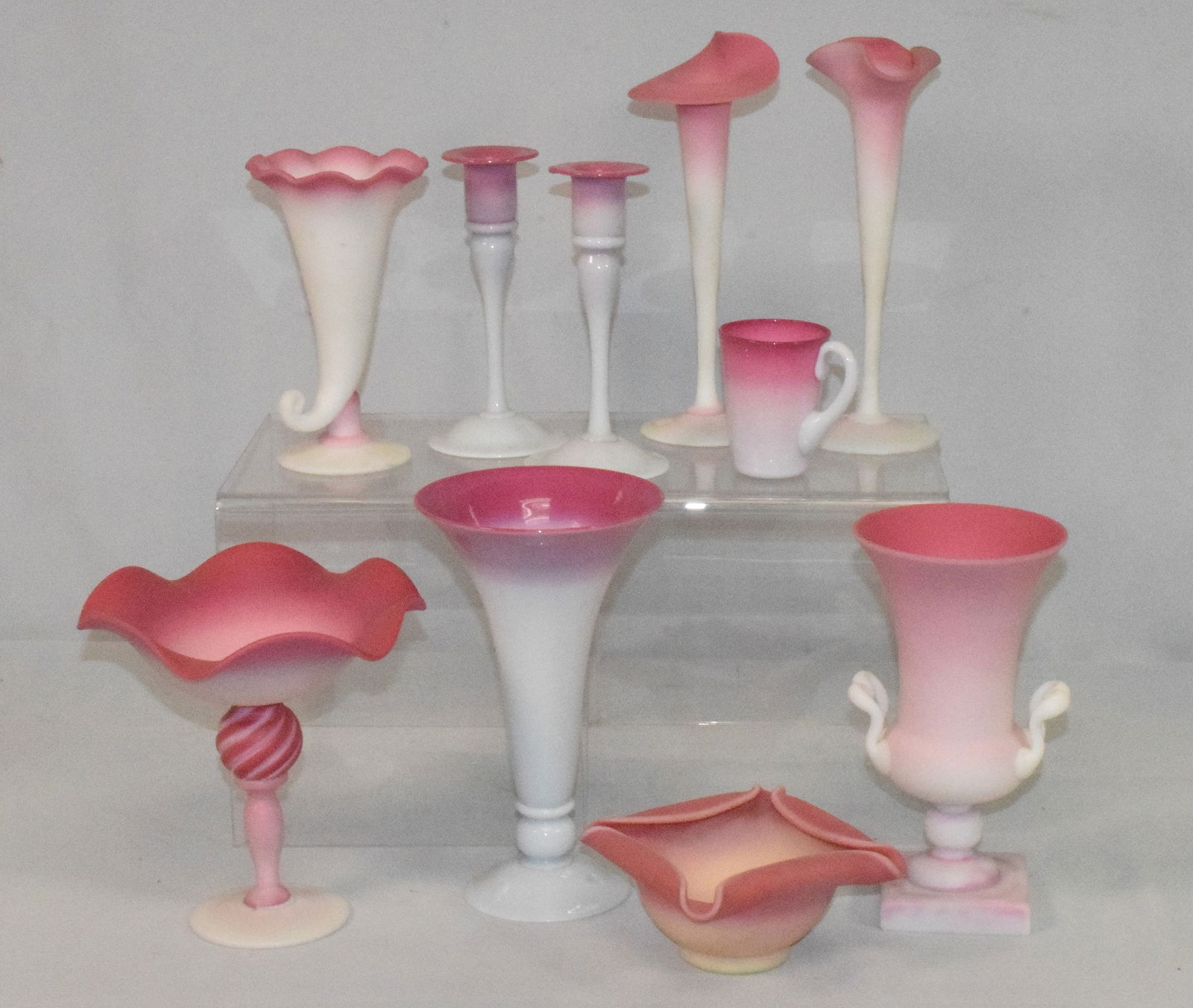 GUNDERSEN / PAIRPOINT PEACHBLOW ART GLASS (1 of 1)