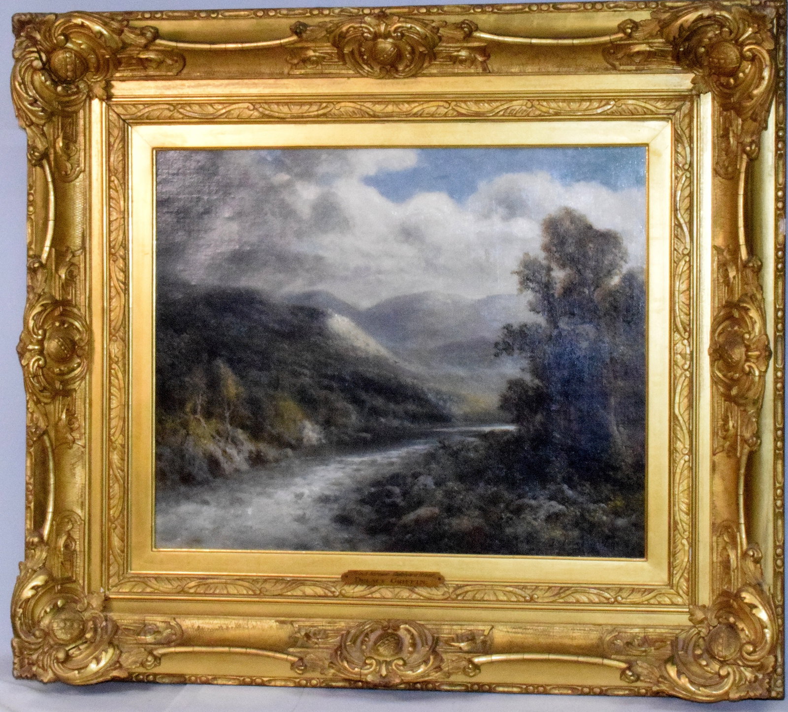 DeLACEY GRIFFIN 19TH DELAWARE RIVER OIL PAINTING (1 of 11)
