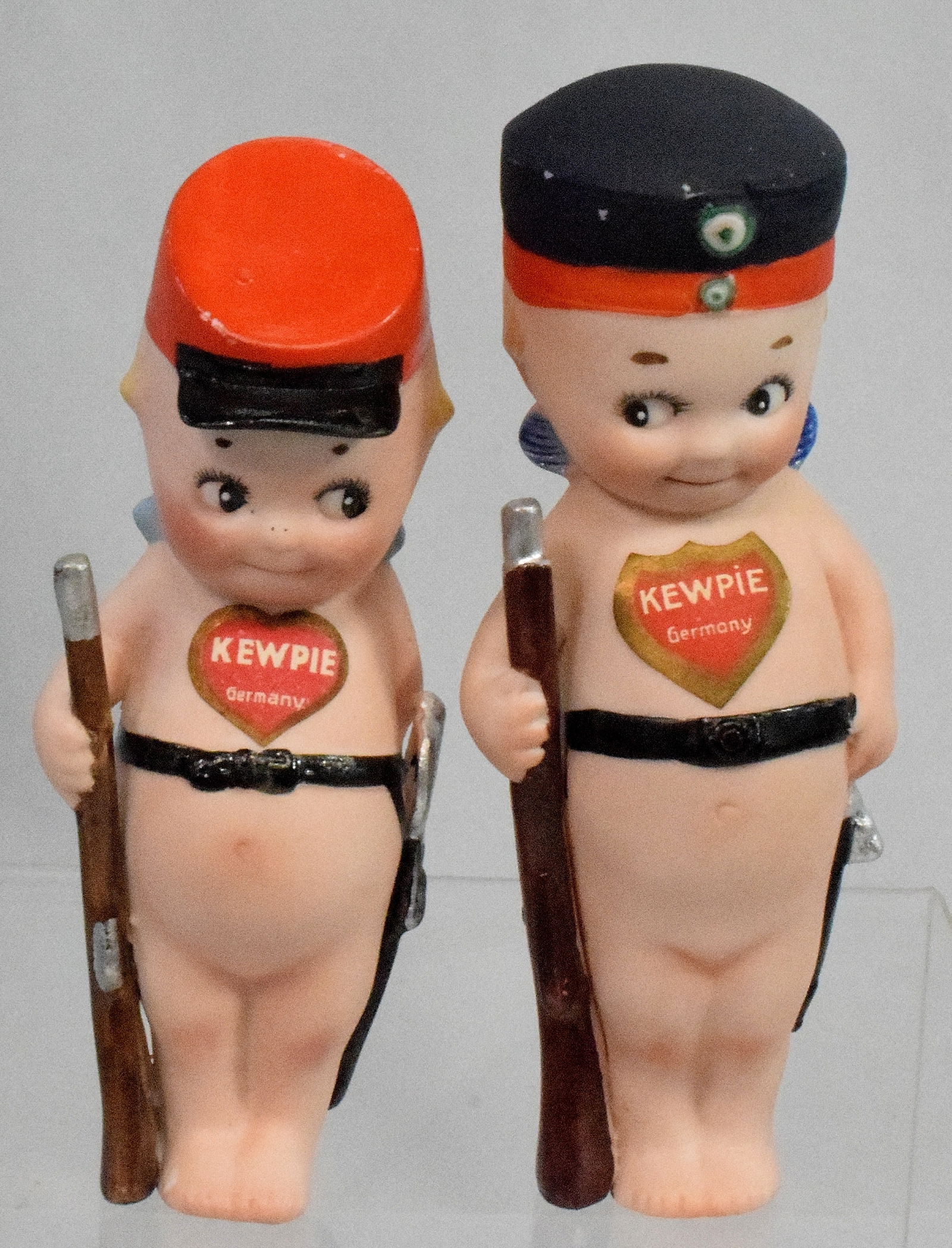 KEWPIE BISQUE SOLDIERS (1 of 5)