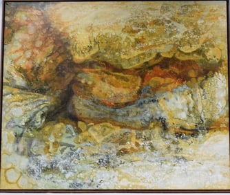 KATHLEEN GEMBERLING ADKISON "GOLDEN REEF PAINTING