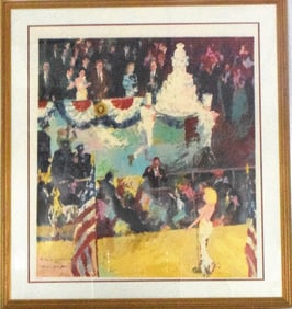 LEROY NEIMAN "THE PRESIDENT'S BIRTHDAY"