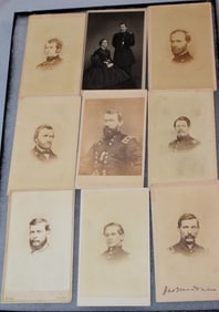 (9) US CIVIL WAR CDV SOLDIERS