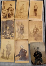 CIVIL WAR SOLDIERS CDV's