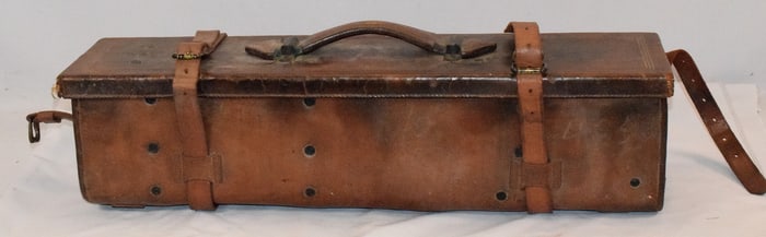 U.S. MILITARY M1910 A1 LEATHER CASED TELESCOPE