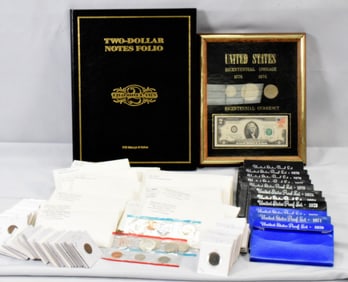 ASSEMBLED US COINS AND PROOF SETS