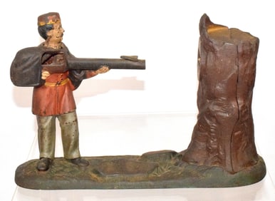 WILLIAM TELL CAST IRON MECHANICAL BANK