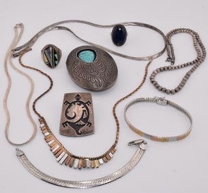 ASSEMBLED STERLING SILVER JEWELRY