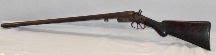 MID 19TH - DAVIS DOUBLE BARREL SHOTGUN