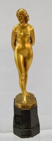ART DECO LEFFNER FET GES GLADENBECK BERLIN BRONZE