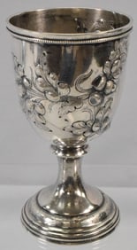 19TH SILVER GOBLET