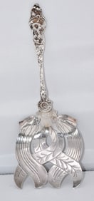 RECAST WHITING LILY ASPARAGUS SERVER SILVER FORK