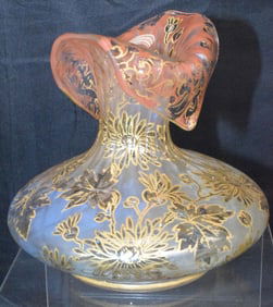 MT WASHINGTON VERONA ART GLASS VASE