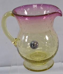 GUNDERSEN RUBINA VERDE BUBBLE ART PITCHER
