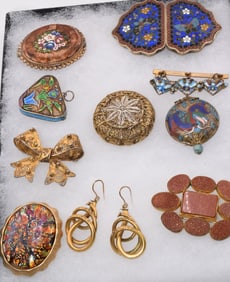 19TH / 20TH ASSORTED JEWELRY GROUPING